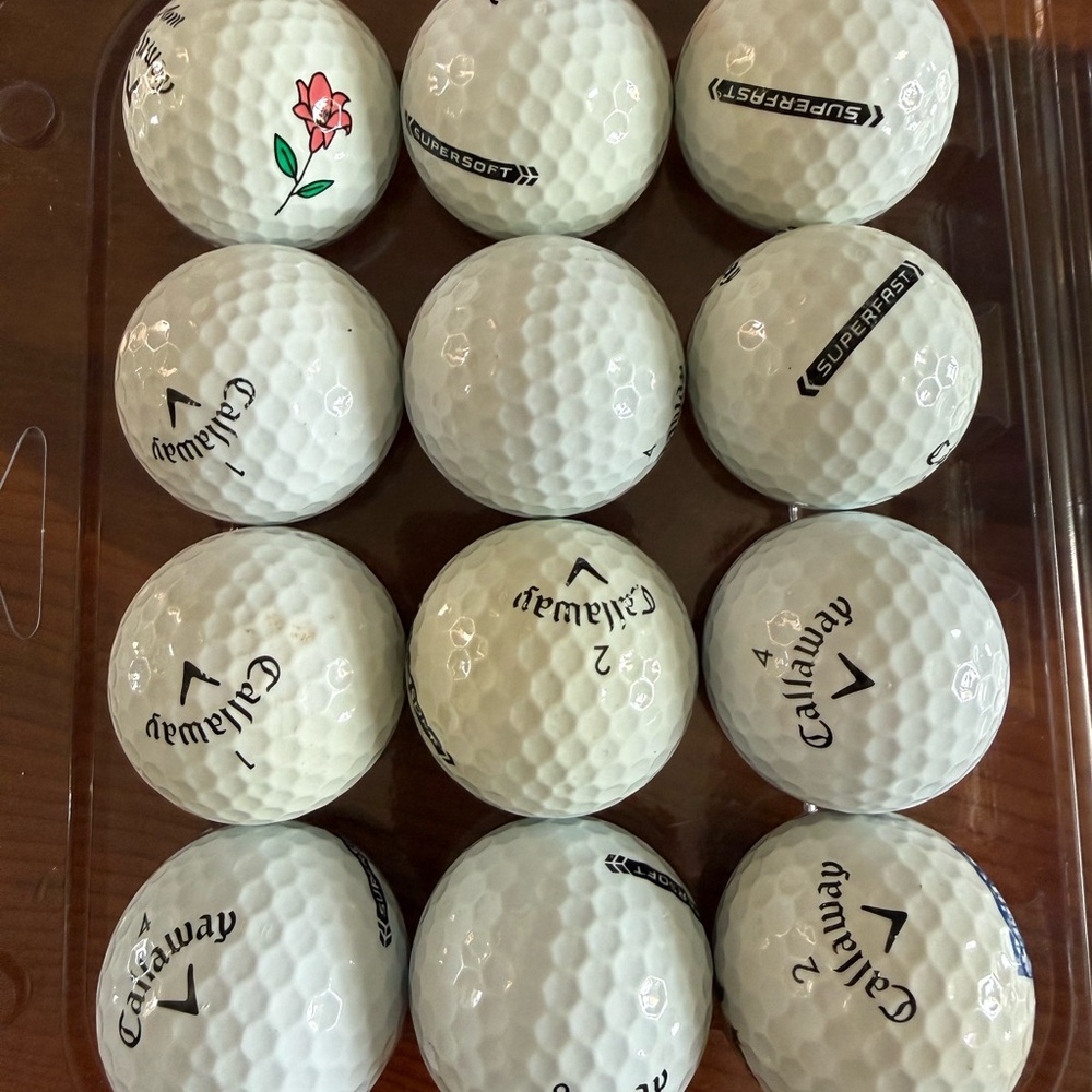One Dozen used Golf Balls - choose Callaway, Srixon, Titleist, Taylormade, more - Picture 9 of 9